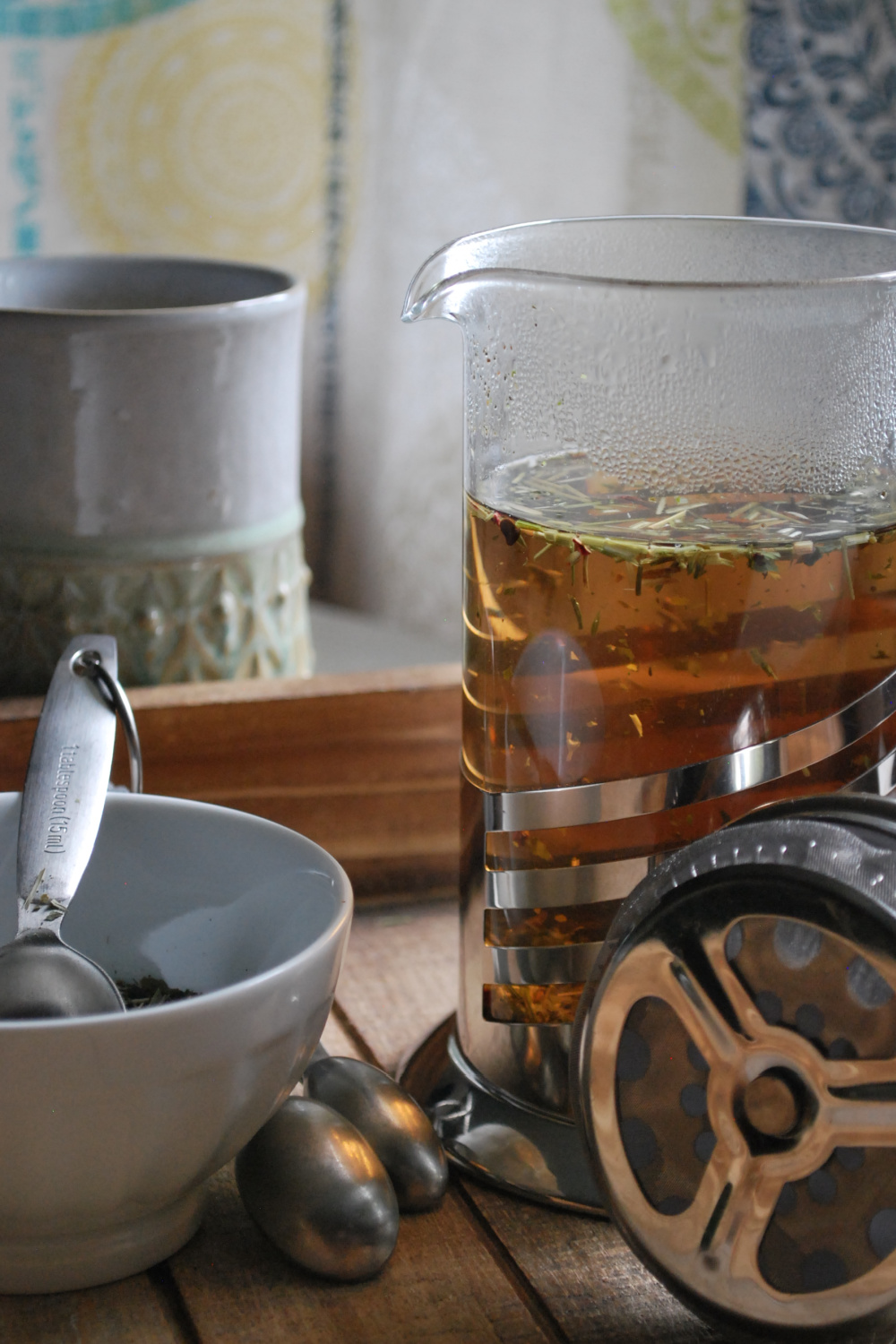 How to make tea in a French press indie herbalist