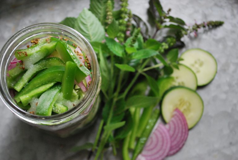 Tulsi Summer Quick Pickles Recipe