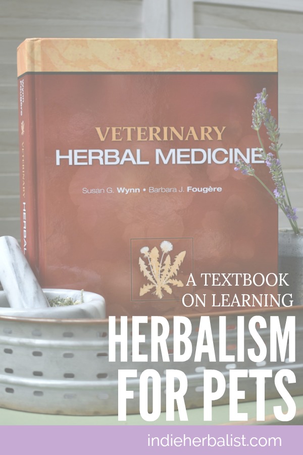 Textbook for learning veterinary herbalism for pets