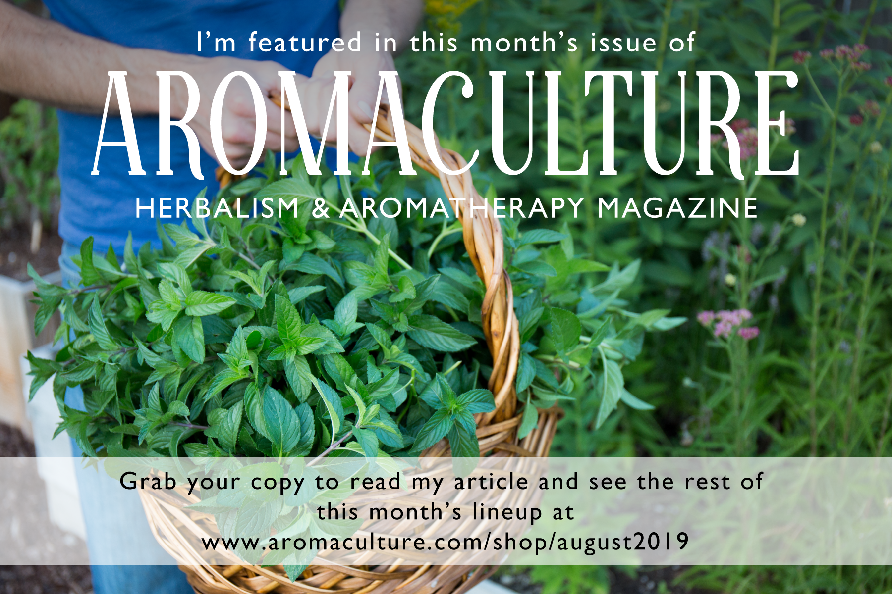 August Article in AromaCulture Magazine