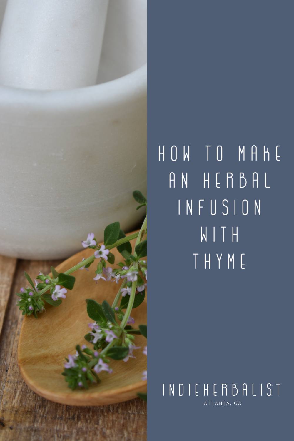 How to make herbal infusions with thyme indie herbalist